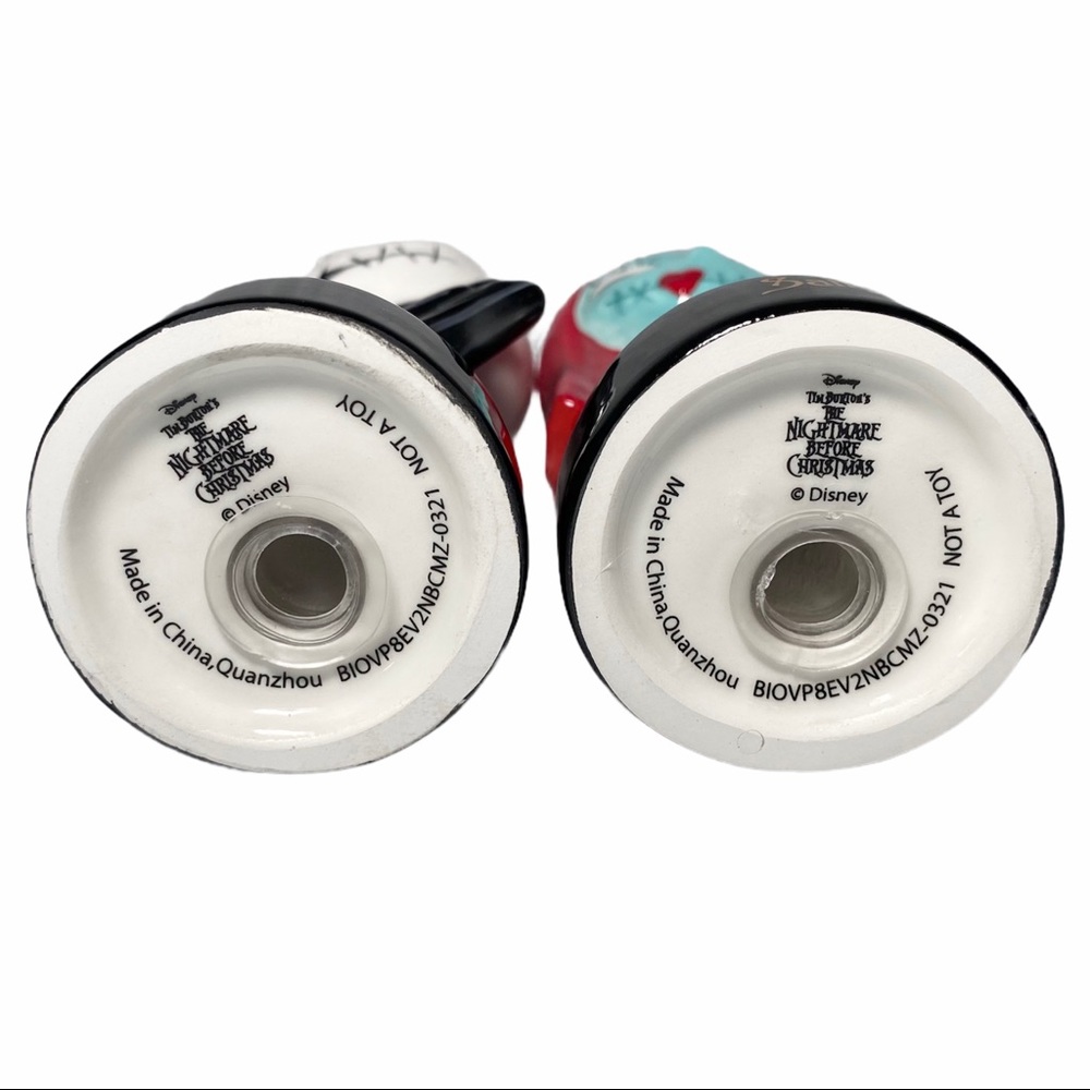 Disney Salt & Pepper Shakers Jack & Sally Nightmare Before Christmas - Picture 7 of 12